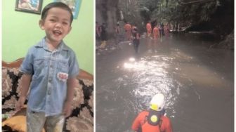 Pencarian Anak Hanyut di Bandar Lampung, Ayah Azan di Gorong-gorong