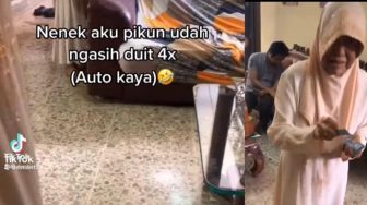 Viral Nenek Sudah Pikun Kasih THR Sampai 4 Kali, Sender: Auto Kaya