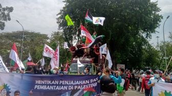 Aksi Solidaritas untuk Palestina, Massa KSPI Long March ke Kantor PBB