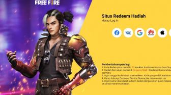 Begini cara tukar kode redeem FF 18 Mei