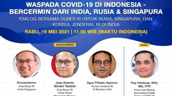 LIVE: Waspada Covid-19, Bercermin dari India, Rusia dan Singapura