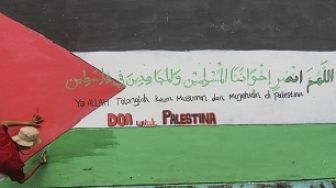 Daftar JPO di Jakarta yang Dihiasi Lampu Bernuansa Bendera Palestina