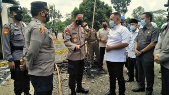 Polsek Candipuro Dibakar, Kapolda Lampung Copot Kapolsek