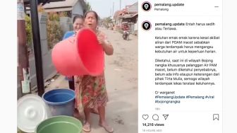 Viral! Gara-gara Air PDAM Macet, Emak-emak di Pemalang Ngamuk