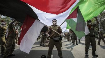 Warga Palestina Rayakan Gencatan Senjata Israel-Hamas