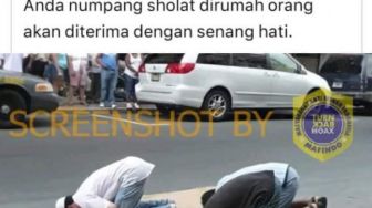 CEK FAKTA: Viral Foto 'Apa Indonesia Tidak Punya Tempat Ibadah?'