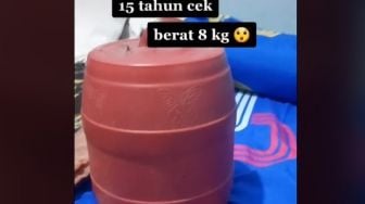 Viral Cewek Bongkar Celengan 15 Tahun, Sampai Bingung Hitung Uangnya