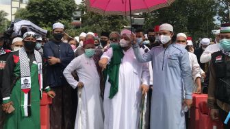 Alim Ulama Dan Ustaz di Palembang Demo Menolak Kenaikan Harga BBM Dan Sembako