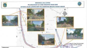 Uji Coba Road Bike, Ini Rekayasa Lalin Kampung Melayu-Tanah Abang Besok