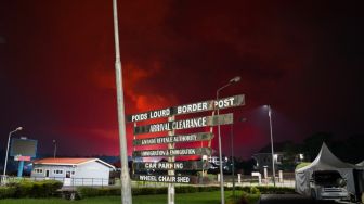 Ngeri! Gunung Nyiragongo di Kongo Meletus, Lahar Mengalir ke Jalanan Kota