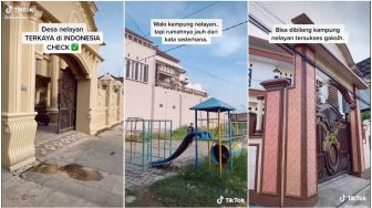 Viral Potret Kampung Nelayan Terkaya, Deretan Rumah Berjajar Bak Istana