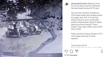 Modus Tanya Alamat, Kelompok Pemuda Viral Jambret HP Bapak-Bapak di Koja