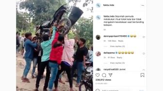 Viral! Ritual Konyol Tolak Bala Sebelum Balapan ini Diejek Netizen