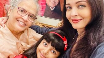 3 Momen Manis Ultah Ibu Aishwarya Rai ke-70, Penuh Kehangatan