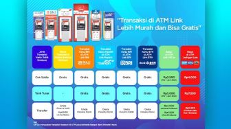 Transaksi di ATM Link Bisa Gratis dan Lebih Murah, Simak Caranya!