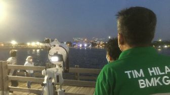 Tim Pemantau Hilal Ikut Amati Fenomena Supermoon di Ancol