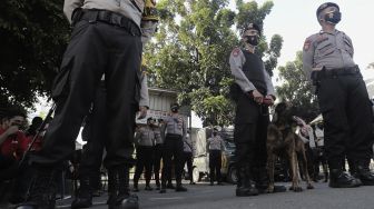 Jelang Vonis Habib Rizieq Hari Ini, Ribuan Polisi dan Tentara Jaga Ketat PN Jakarta Timur