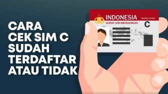 INFOGRAFIS:  Cara Cek SIM C Sudah Terdaftar Atau Tidak