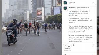 Foto Pemotor Acungkan Jari Tengah Viral, Wagub DKI Beri Peringatan ke Pesepeda