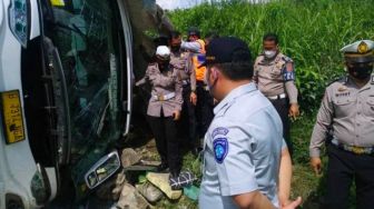 Sopir Bus Lakalantas di Tikungan Harmoko Ditangkap, Ketakutan Dihajar Massa