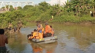 Bocah 11 tahun Tenggelam di Sungai Jagapura Belum Ditemukan