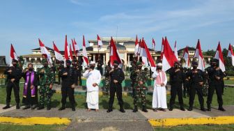 Brimob Sumut Gandeng Tokoh Agama-Masyarakat Gelorakan Cinta Pancasila dan Tanah Air