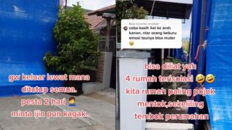 Pemilik Rumah Ini Protes Tetangga Gelar Hajatan Jalan Komplek Ditutup