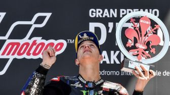 Top 5 Sport: Quartararo Santai di Puncak Klasemen Sementara MotoGP, Rossi Miris