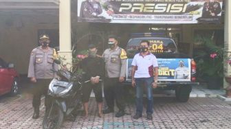 Pria Bogor Curi Motor di Blitar, Tertangkap Sebab Tak Bisa Nyalakan Mesin