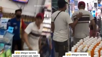 Viral Pria Ngamuk di Minimarket, Wanita Pamer Gaji Jadi TKW Rp 12 Juta