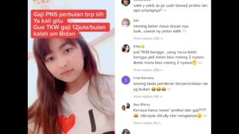 Viral Wanita Pamer Gaji Jadi TKW Capai Rp 12 Juta, Bandingkan dengan Bidan