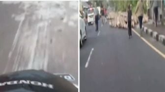 Tak Mau Kalah dengan Pesepeda, Rombongan Ini Jadi Sorotan karena Penuhi Jalan