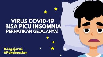 INFOGRAFIS: Virus Covid-19 Bisa Picu Insomnia, Perhatikan Gejalanya!