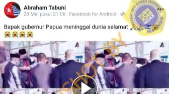 CEK FAKTA: Benarkah Gubernur Papua Lukas Enembe Meninggal Dunia?