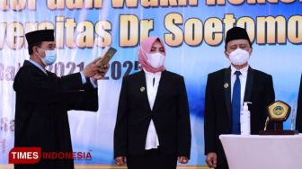 Adik Mahfud MD Dilantik Jadi Rektor Unitomo