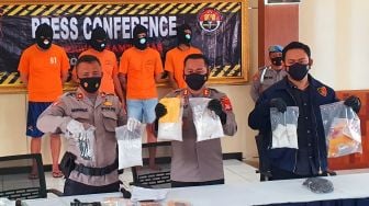 4 Orang Pengedar Sabu di Jateng-DIY Diduga dari Sindikat Pengedar Narkoba Internasional