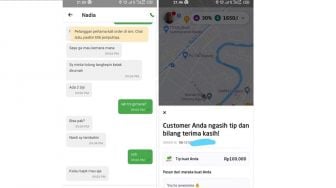 Pelanggan Tak Mau Diantar, Sopir Ojol ini Justru Dapat Uang Tip Selangit