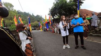 Sandiaga Uno Sosialisasikan Desa Wisata di Desa Cibuntu Kuningan Jawa Barat