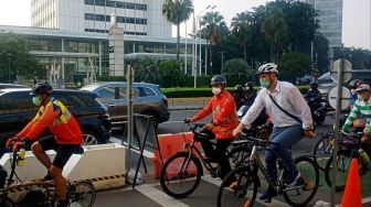 Bike to Work Boleh Melintas Jalan Sudirman-Thamrin, Polisi: Uji Coba Tiga Hari