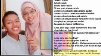 Dicap Berdosa Usai Umbar Aib Aa Gym, Ghaza: Semua Dosa Ayah kepada Ibu Saya yang Tanggung