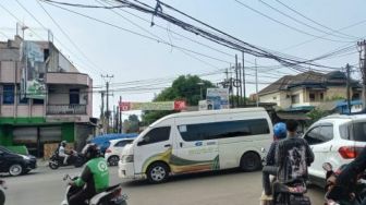 Lampu Lalu Lintas di Jalan Raya Serang-Cilegon Mati, Lalin Langsung Kacau