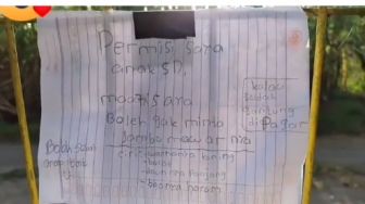 Viral Minta Jambu Mawar Pakai Secarik Kertas, Aksi Bocah SD Ini Banjir Pujian