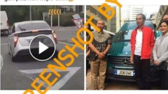 CEK FAKTA: Video Jokowi 'Orang Kaya Baru' Pamer Mobil Mewah Mercedes-Benz, Benarkah?