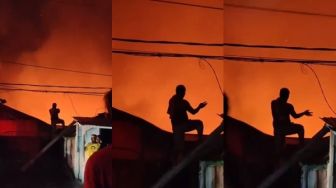 Ini Sosok Pria yang Dijuluki Warganet Avatar Pengendali Api Saat Kebakaran Hebat di Gunung Bugis