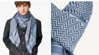 Louis Vuitton Panen Kritik Usai Rilis Syal Terinspirasi Keffiyeh Khas Palestina, Kok Bisa?