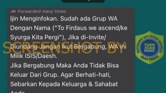 CEK FAKTA: Beredar Link Undangan Grup WhatsApp ISIS, Benarkah?