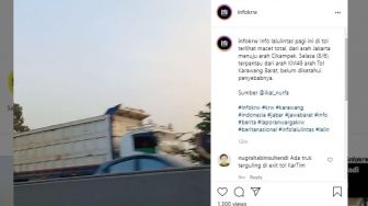 Viral Tol Jakarta-Cikampek Arah Cikampek Macet Total, Ini Penyebabnya