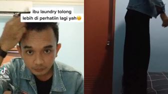 Ngakak! Dapat Celana Kulot Tertukar di Laundry, Gaya Cowok Ini Jadi Mirip Hijaber