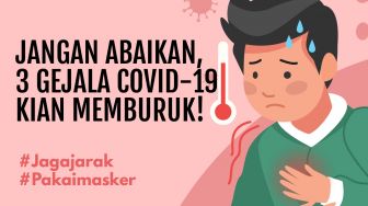 INFOGRAFIS: Jangan Abaikan, 3 Gejala Ini Pertanda Covid-19 Kian Memburuk!