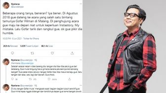 Klarifikasi Gofar Hilman soal Tudingan Pelecehan Seksual